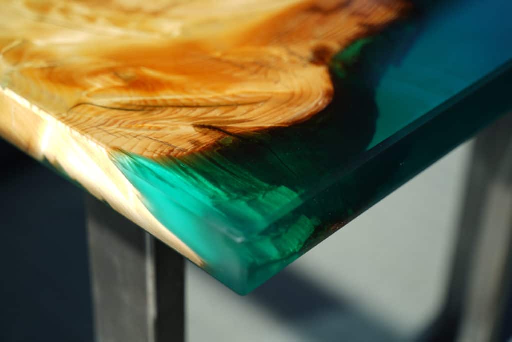 wood epoxy transparent