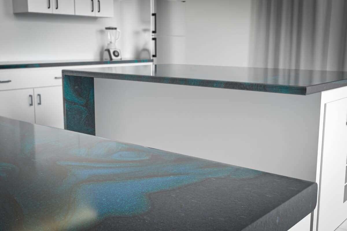 Metallic Epoxy Countertop Kit - PLATINUM SILVER