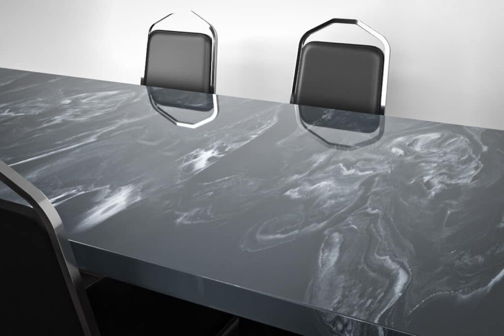 epoxy tabletop eisengrau pearl white 1