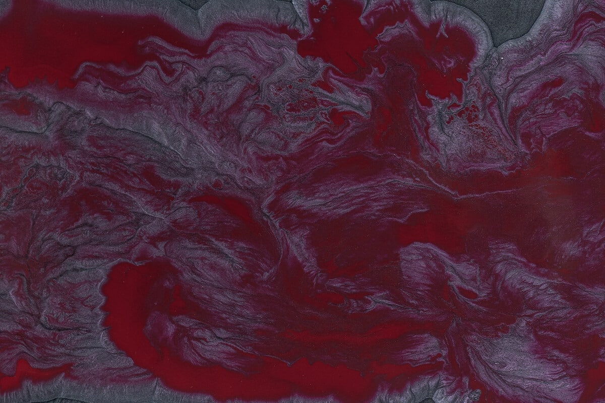 epoxy tabletop intense anthracite purpurrot