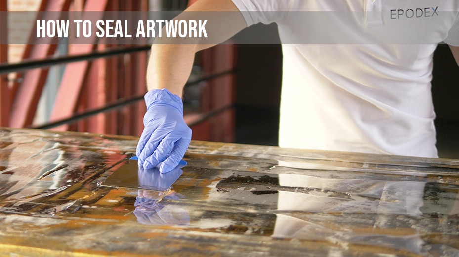 epoxy paint seal artwork