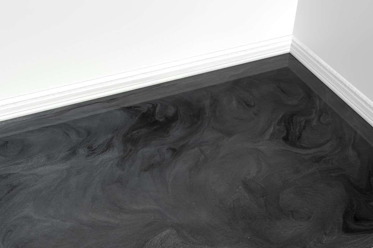 flooring satin grey deep black