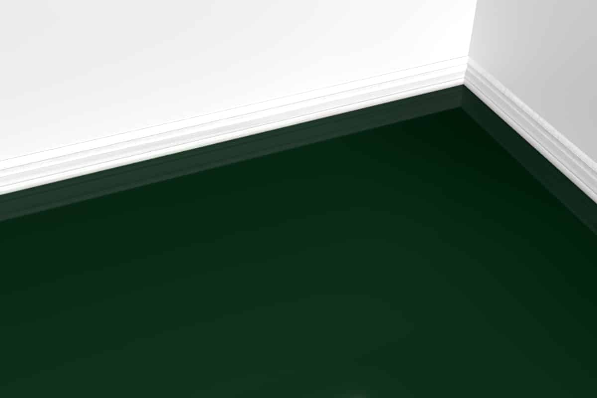 flooring solid moss green