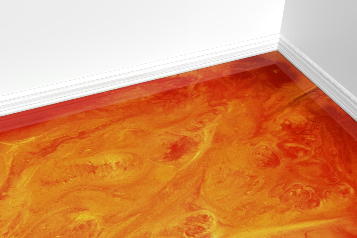 flooring terra orange solid traffic red