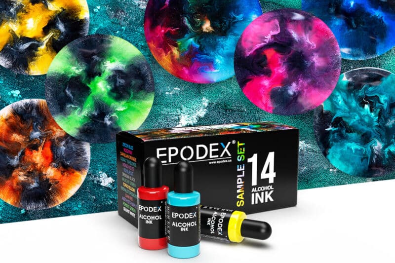 alcohol ink epoxy set 14