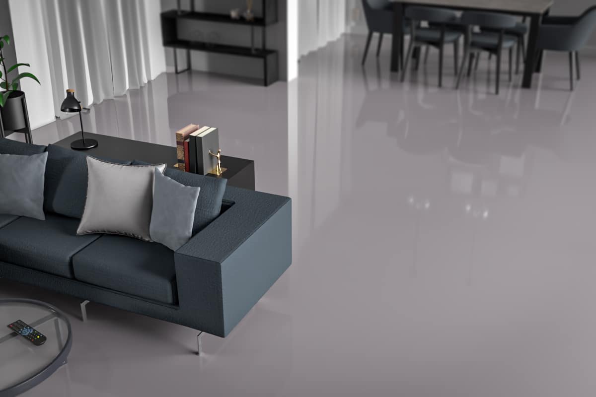 epoxy flooring platinum gray