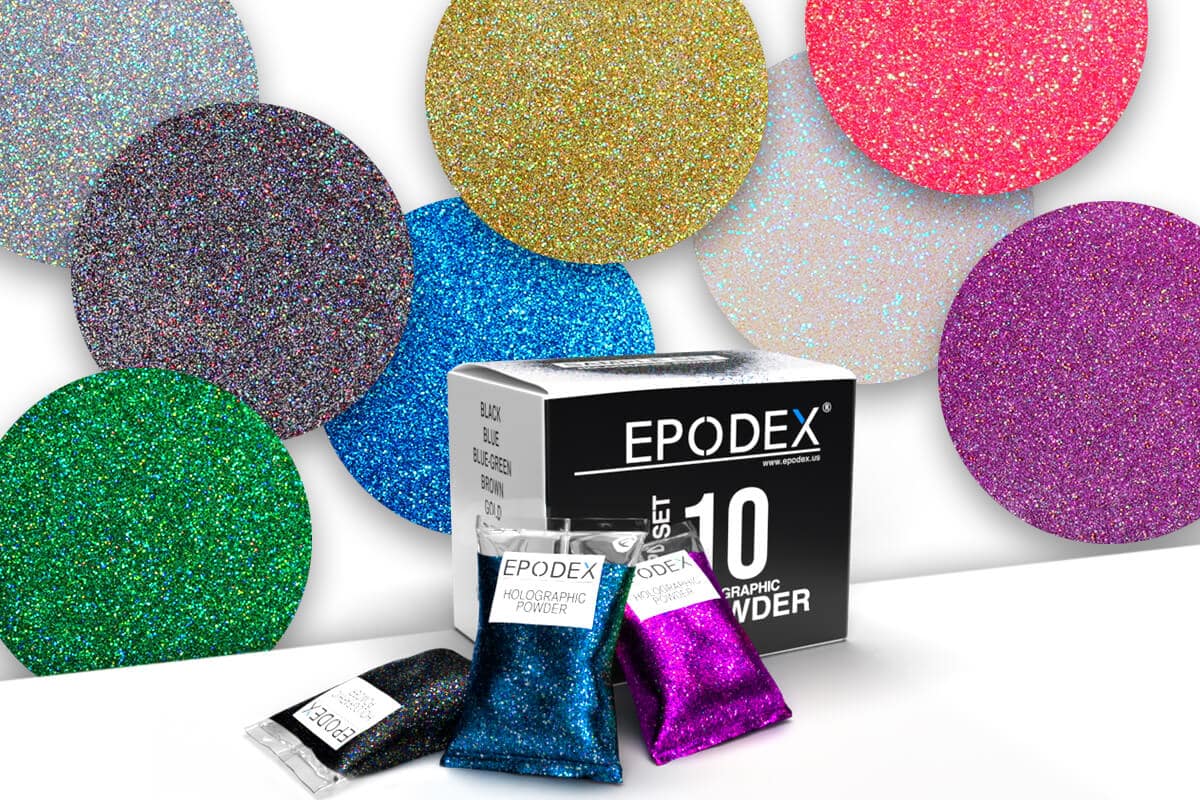 SILVER - Glitter Powder - EPODEX - USA