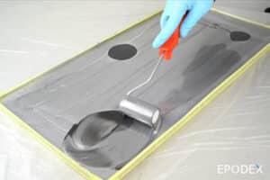 epoxy platinum silver deep black