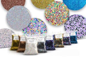 Sample set of Glitter Flakes | 8 Colors