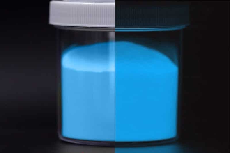 glowinthedark pigment freen epoxidharz epodex blue