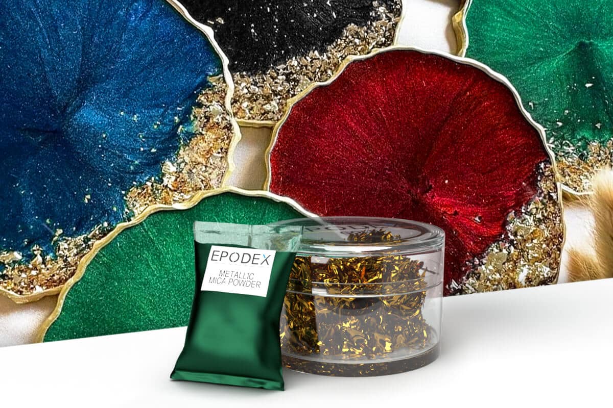 DARK GREEN - Metallic Mica Powder - EPODEX - USA