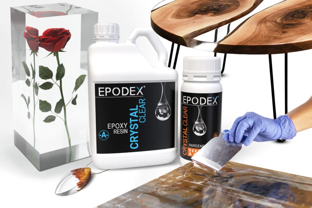 Colored Epoxies 1038 Clear 1.5 Gallon Kit Resin and Hardener