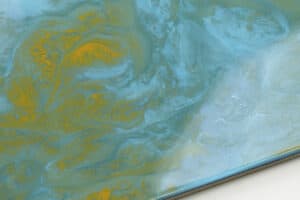 Metallic Solid Epoxy Flooring Kit – OLYMPIC BLUE & OCHRE YELLOW