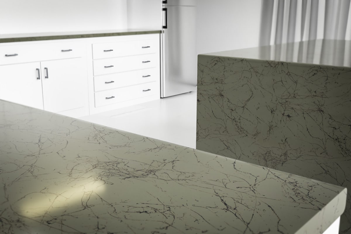 epoxy countertop betongrau schwarz marble