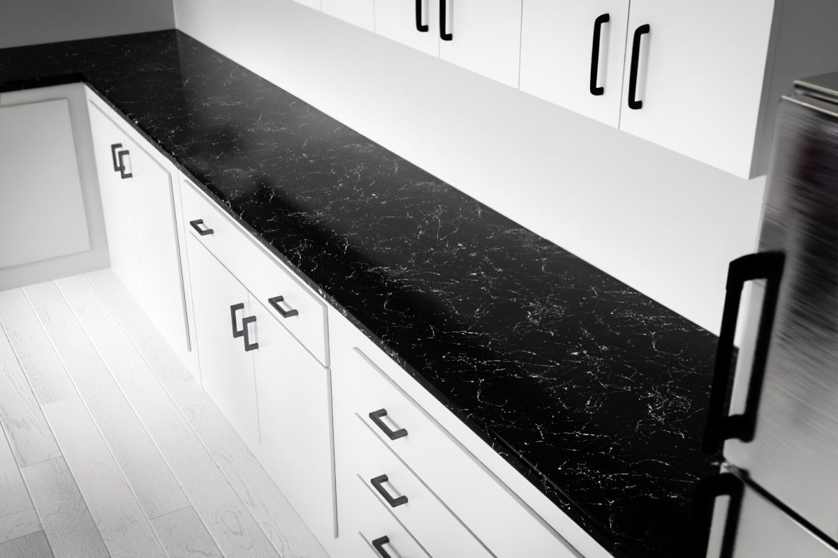 Black Marble Epoxy Resin Countertop Kit