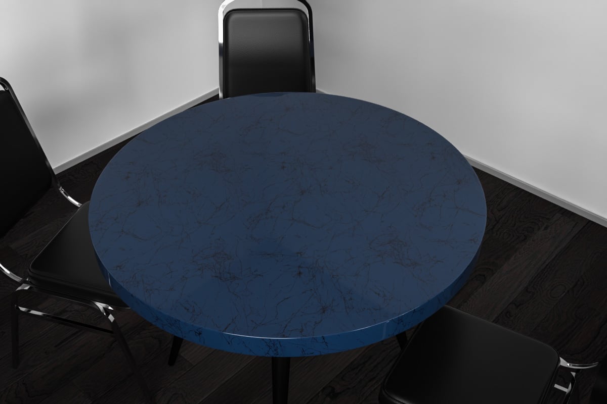epoxy tabletop azurblau schwarz marble