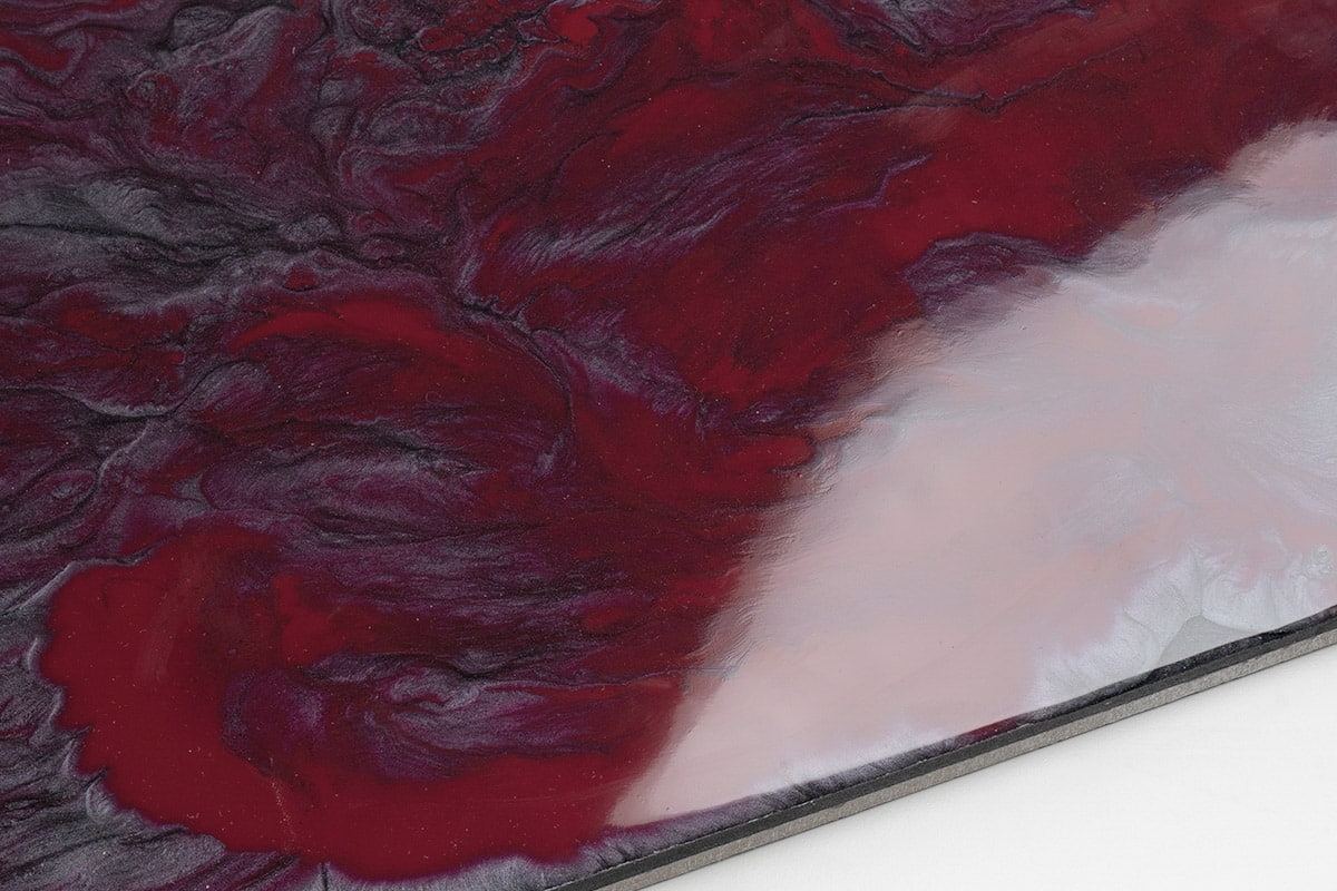 Metallic Solid Epoxy Countertop Kit – INTENSE ANTHRACITE & PURPLE RED