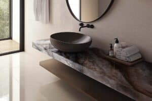 epoxy countertop resin stone kit rust grey 1