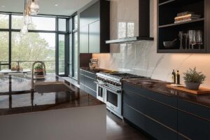epoxy countertop resin stone kit rust grey