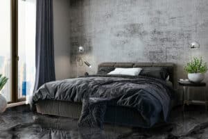 3d render of beautiful bedroom interior