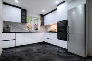 epoxy flooring epoxy resin floor satin grey jet black