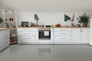 epoxy flooring posadzka zywiczna concrete grey