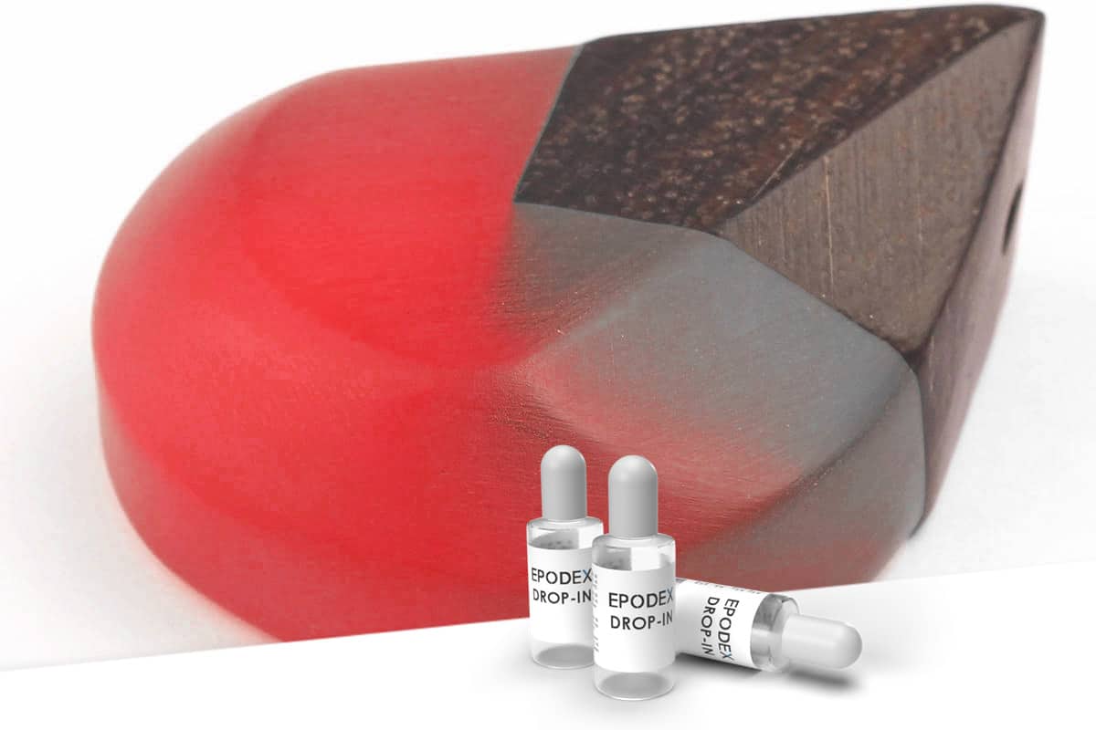 SEMI-TRANSPARENT RED Drop-In Dye