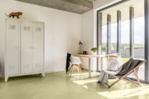epoxy concrete paint floor boden kieselgrau