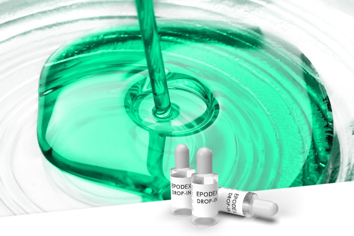 TRANSPARENT GREEN Drop-In Dye