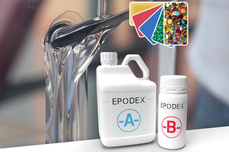 EPODEX - Epoxy Resin - Transparent / Clear - 6kg - ECO System (1CM)