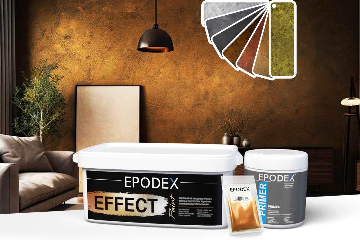 wall paint metallic brush effect floor