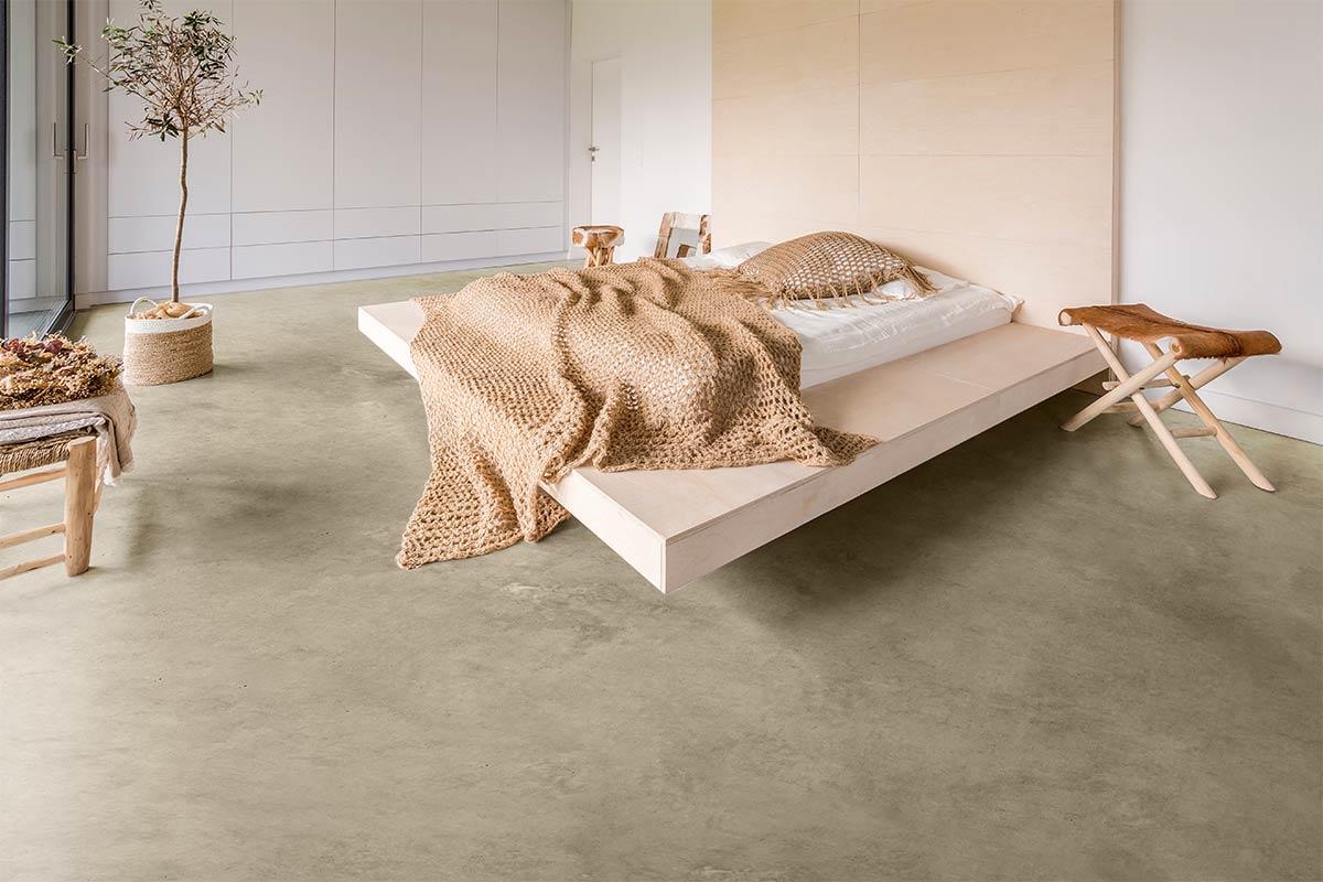 beton cire microcement floor olive grey epodex 2